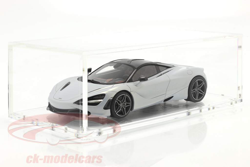 McLaren 720S Bouwjaar 2017 gletsjer Wit Met Showcase 1:18 TrueScale