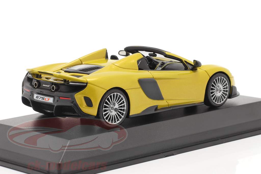 McLaren 675LT Spider Année de construction 2016 solis jaune 1:43 Minichamps