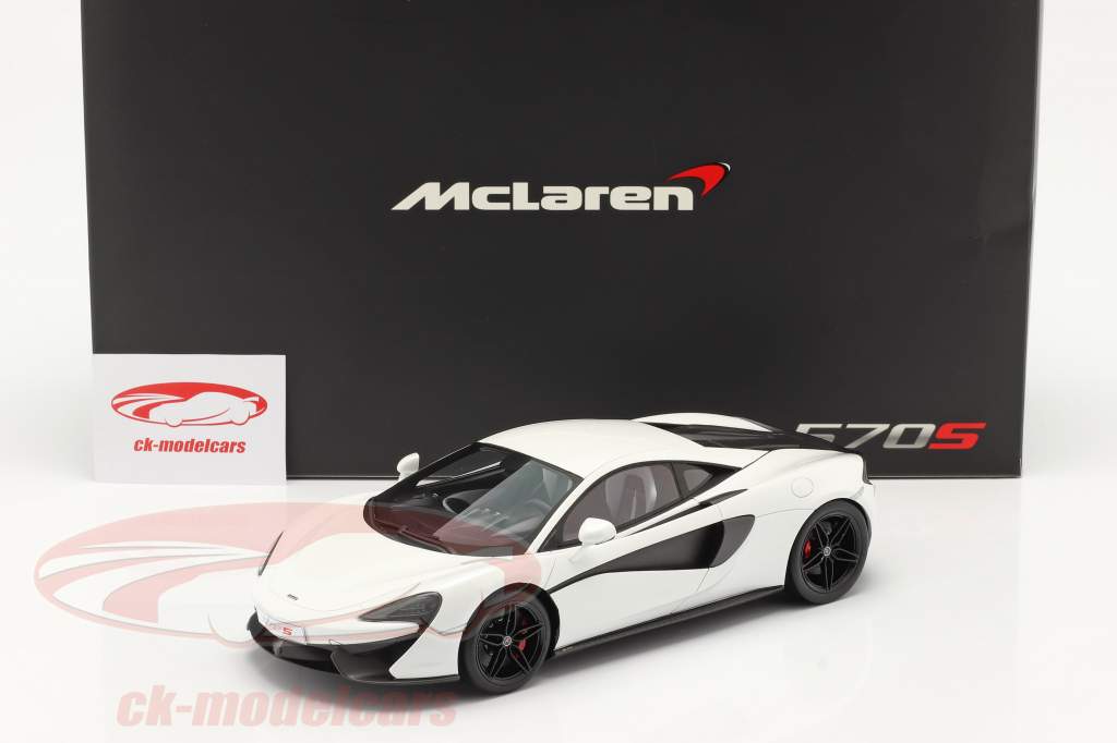McLaren 570S Ano de construção 2015 silica Branco 1:18 TrueScale