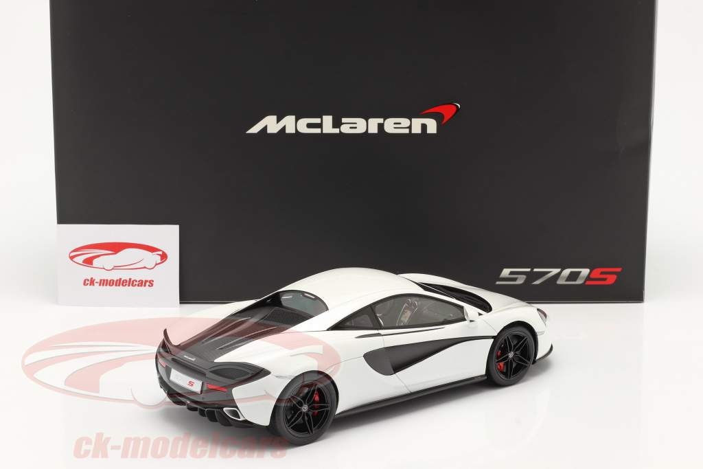 McLaren 570S Ano de construção 2015 silica Branco 1:18 TrueScale