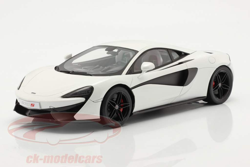 McLaren 570S Ano de construção 2015 silica Branco 1:18 TrueScale