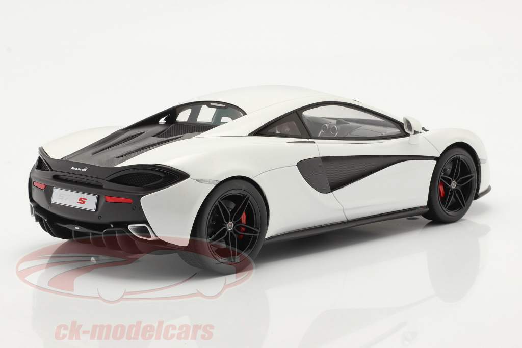 McLaren 570S Año de construcción 2015 silica blanco 1:18 TrueScale