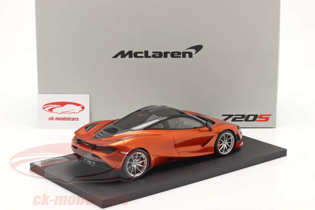McLaren 720S 建設年 2017 オレンジ メタリック 1:18 TrueScale