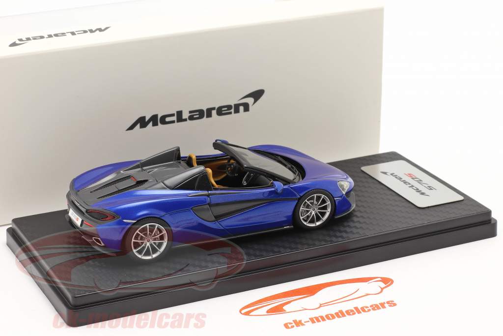 McLaren 570S Spider Anno di costruzione 2017 vega blu 1:43 TrueScale