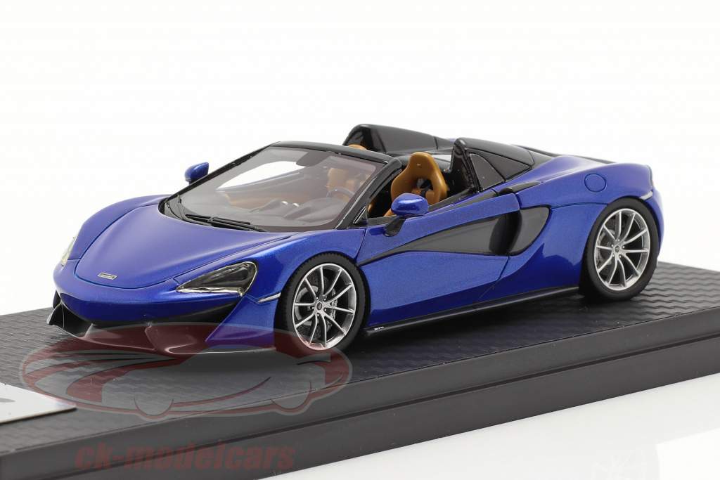 McLaren 570S Spider Anno di costruzione 2017 vega blu 1:43 TrueScale
