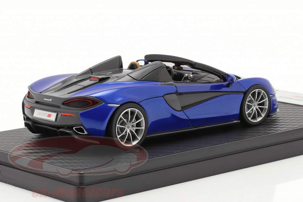 McLaren 570S Spider Byggeår 2017 vega blå 1:43 TrueScale