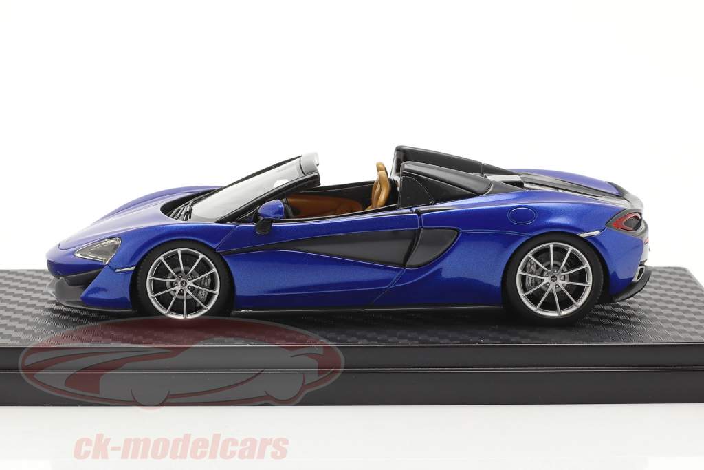 McLaren 570S Spider Année de construction 2017 vega bleu 1:43 TrueScale