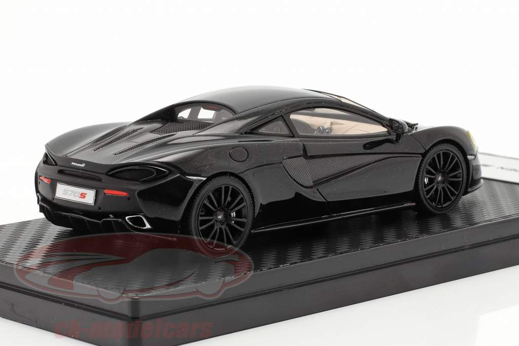 McLaren 570S Coupe 建設年 2015 onyx 黒 1:43 TrueScale