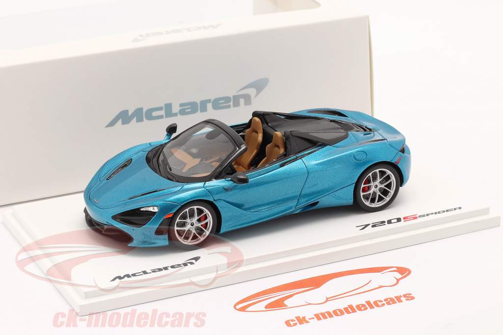 McLaren 720S Spider 建設年 2019 belize 青 1:43 TrueScale