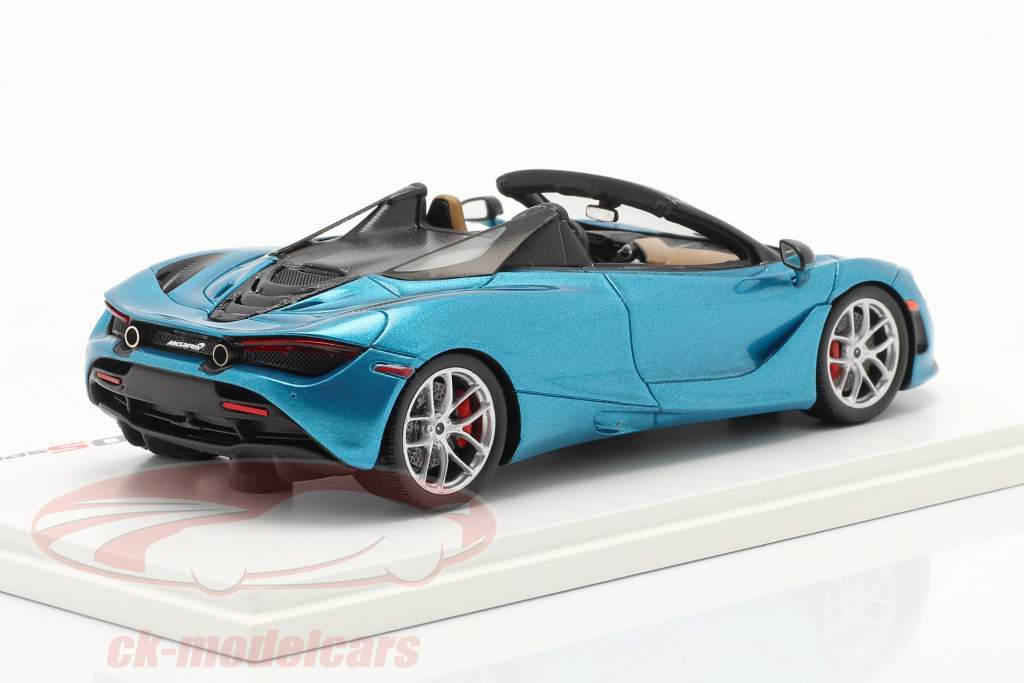 McLaren 720S Spider 建設年 2019 belize 青 1:43 TrueScale