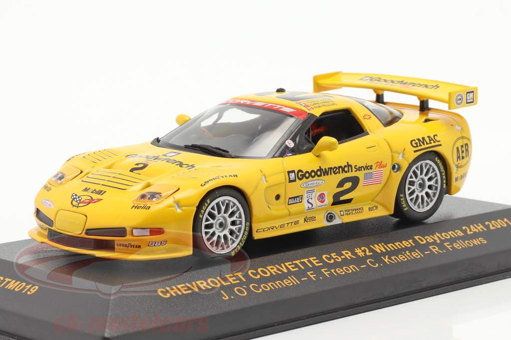 Chevrolet Corvette C5-R #2 Daytona 24h 2001 O`Connell, Freon, Kneifel, Fellows 1:43 Ixo
