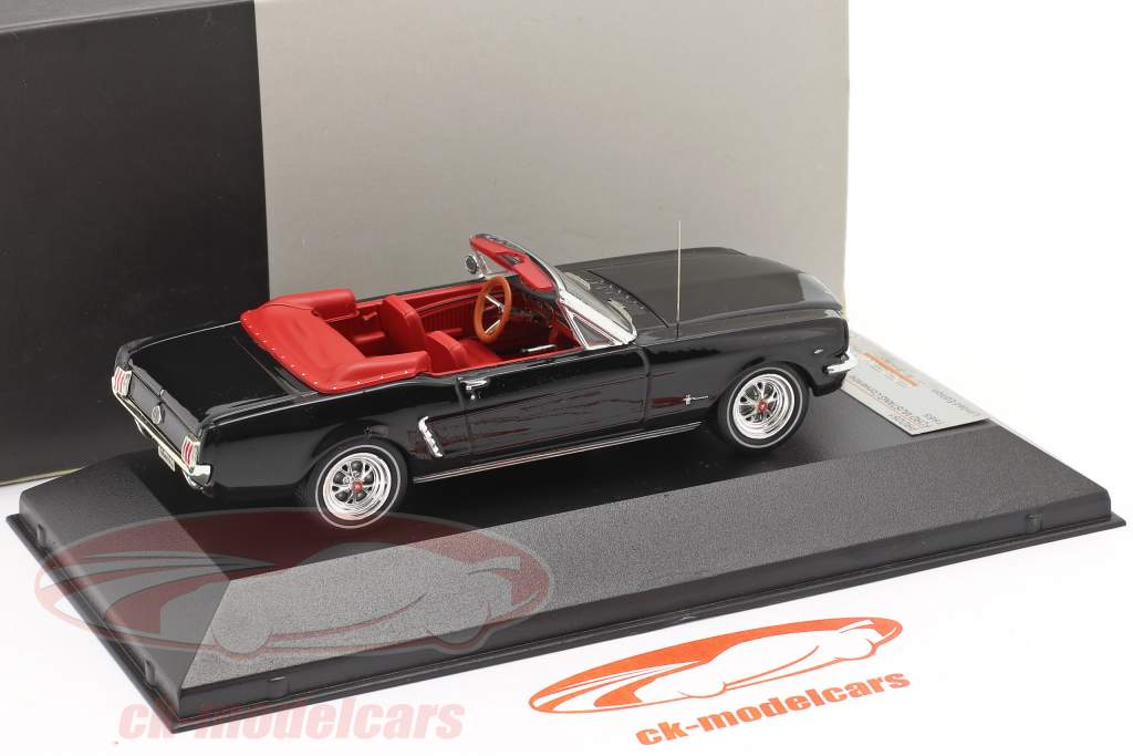 Ford Mustang Convertible 年 1965 黒 1:43 Premium X