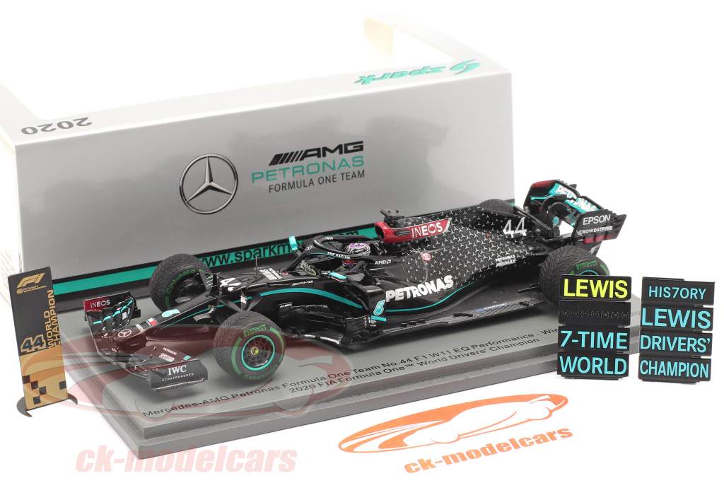 L. Hamilton Mercedes-AMG F1 W11 #44 gagnant turc GP F1 Champion du monde 2020 1:43 Spark