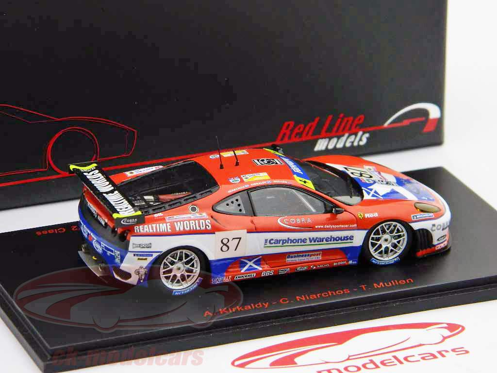 Ferrari F430 GT #87 3rd 24h LeMans 2006 A. Kirkaldy / C. Niarchos / Mullen 1:43 T. Spark
