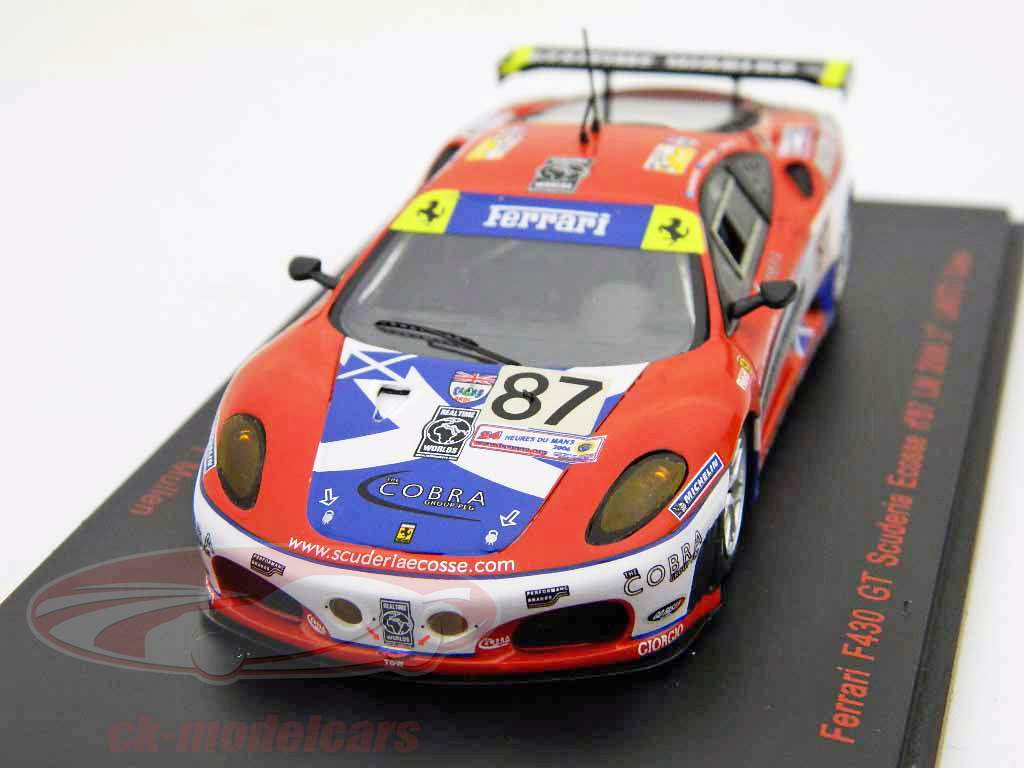 Ferrari F430 GT #87 3rd 24h LeMans 2006 A. Kirkaldy / C. Niarchos / Mullen 1:43 T. Spark