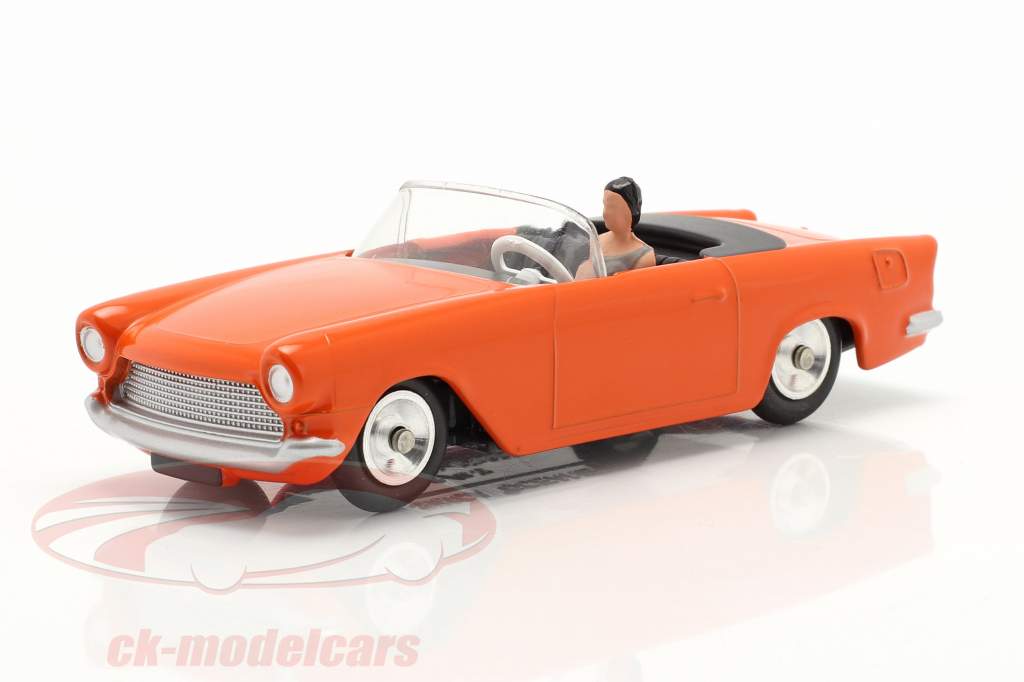 Simca Oceane Convertible year 1958 orange 1:43 Solido