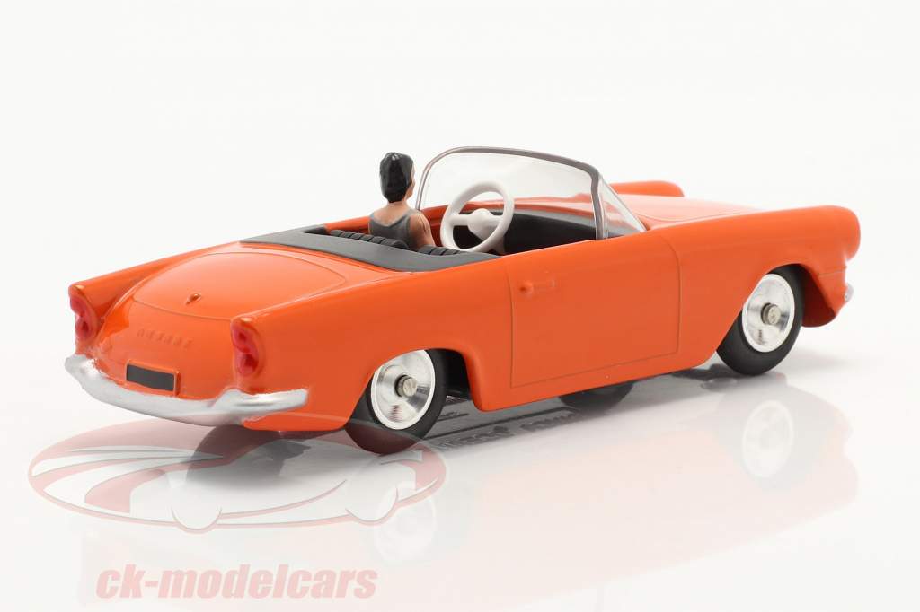 Simca Oceane Cabriolet Byggeår 1958 orange 1:43 Solido