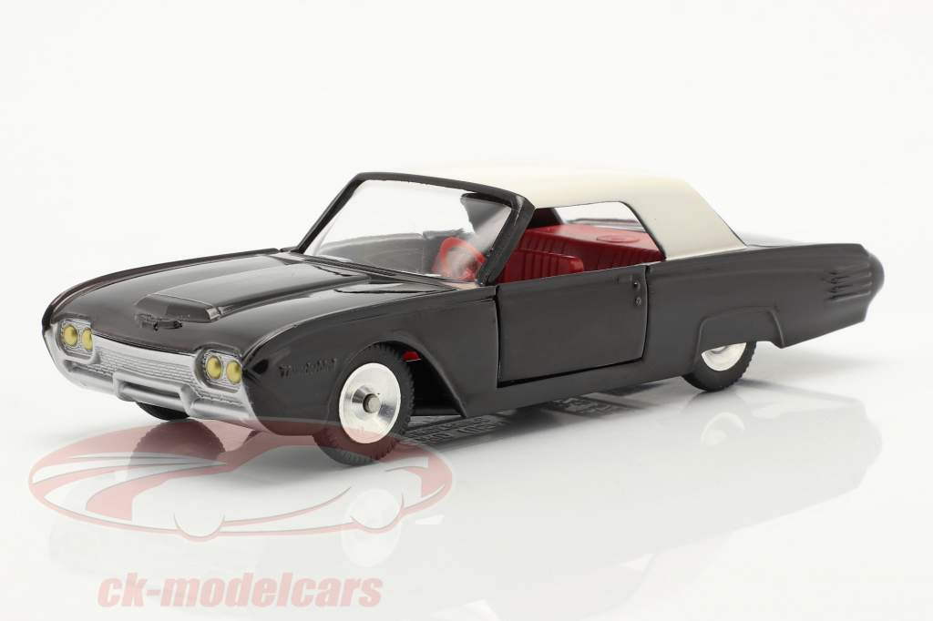 Ford Thunderbird Coupe Bouwjaar 1962 zwart / Wit 1:43 Solido