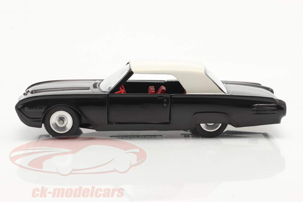 Ford Thunderbird Coupe Bouwjaar 1962 zwart / Wit 1:43 Solido