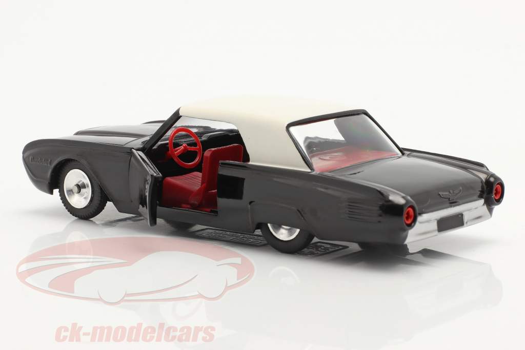 Ford Thunderbird Coupe Bouwjaar 1962 zwart / Wit 1:43 Solido