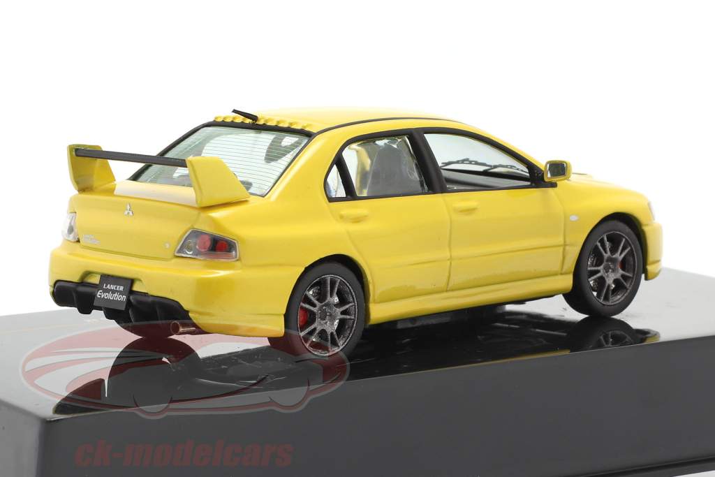 Mitsubishi Lancer Evo IX anno 2006 giallo 1:43 Ixo