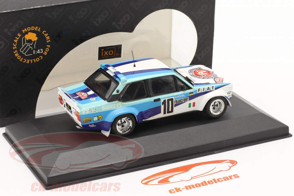 Fiat 131 Abarth #10 vencedora corrida Monte Carlo 1980 Röhrl, Geistdörfer 1:43 Ixo