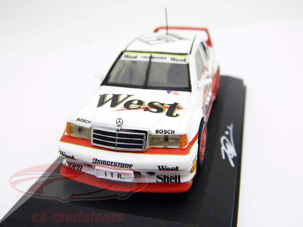K. Thiim Mercedes 190 E Evo 2 #7 DTM 1991 Team AMG-West 1:43 Minichamps