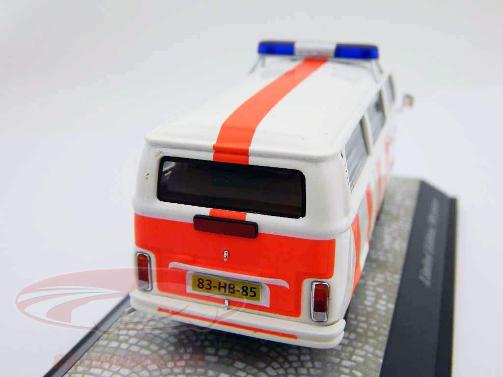 Volkswagen T2b Année 2011 Rijkspolitie bus orange-blanc PremiumClassiXXs 1:43