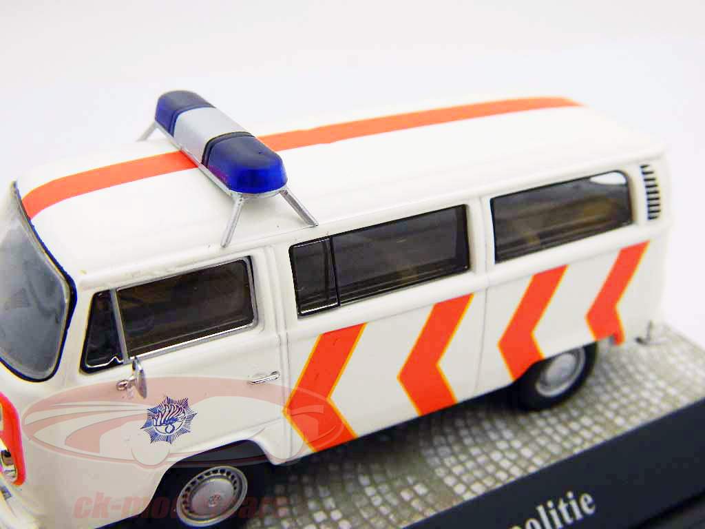 Volkswagen T2b Année 2011 Rijkspolitie bus orange-blanc PremiumClassiXXs 1:43