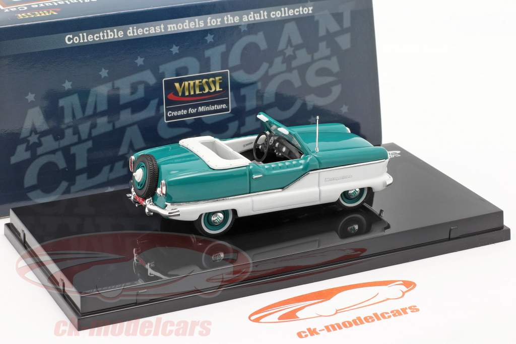 Nash Metropolitan Open Convertible Год 1959 синий / белый 1:43 Vitesse