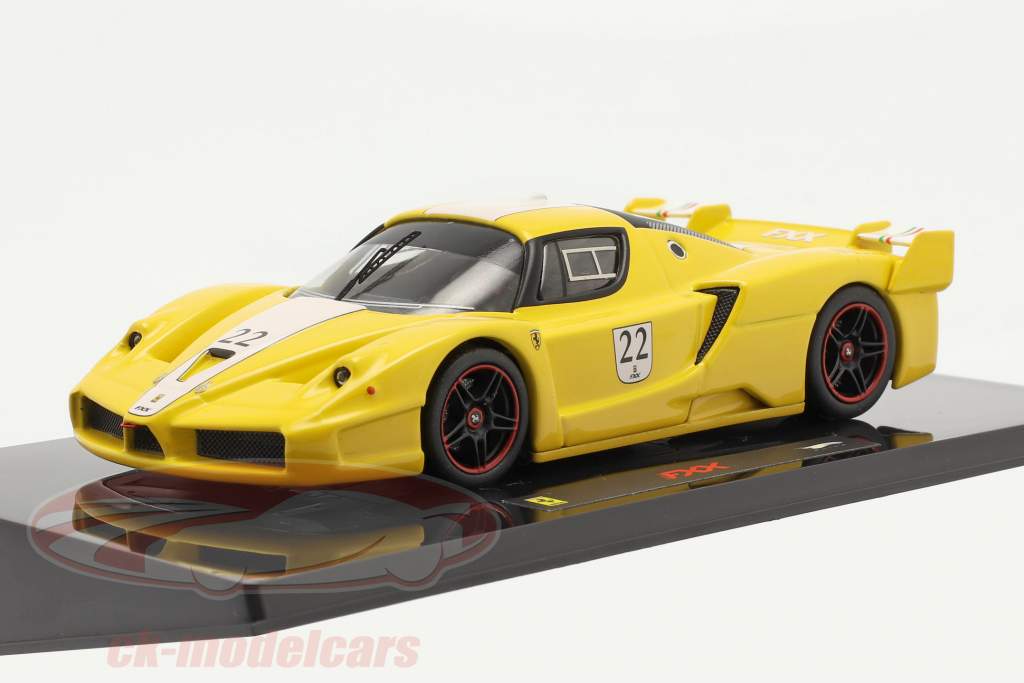 Ferrari FXX #22 jaune 1:43 HotWheels Elite
