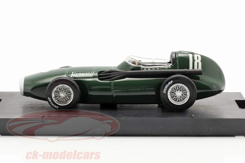 S. Moss / T. Brooks  Vanwall VW57 #18 Winnaar Brits GP formule 1 1957 1:43 Brumm