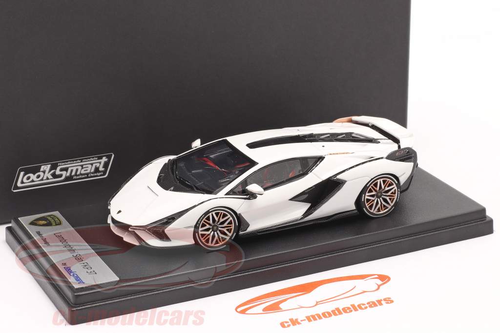 Lamborghini Sian FKP 37 Baujahr 2019 monocerus weiß 1:43 LookSmart
