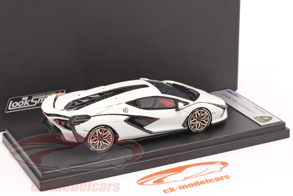 Lamborghini Sian FKP 37 Bouwjaar 2019 monocerus Wit 1:43 LookSmart