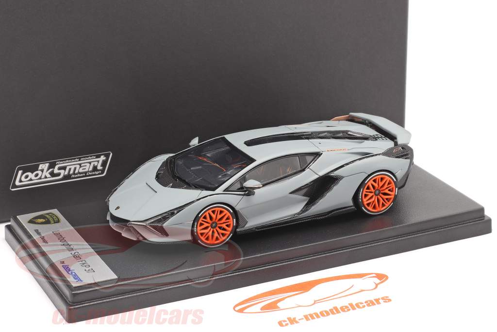 Lamborghini Sian FKP 37 Baujahr 2019 mattgrau 1:43 LookSmart