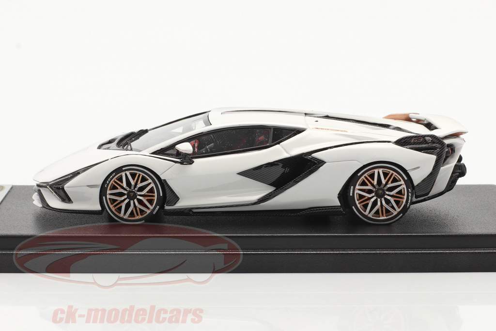 Lamborghini Sian FKP 37 Bouwjaar 2019 monocerus Wit 1:43 LookSmart