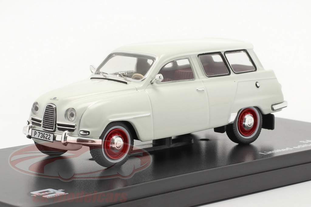 Saab 95 jaar 1961 wit 1:43 Triple9