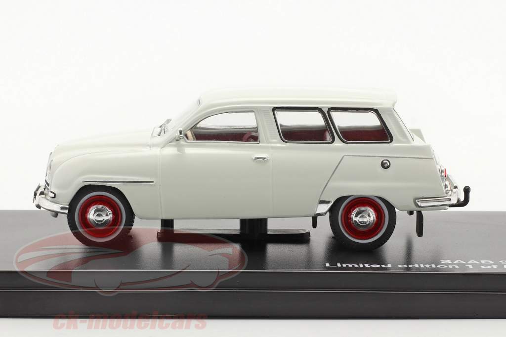 Saab 95 jaar 1961 wit 1:43 Triple9