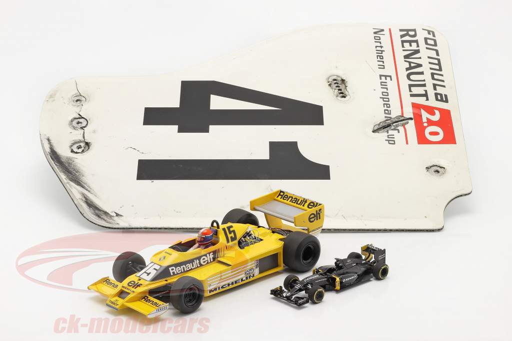 оригинал Заднее крыло Торцевая пластина #41 формула Renault 2.0 / ca. 36 x 47 cm