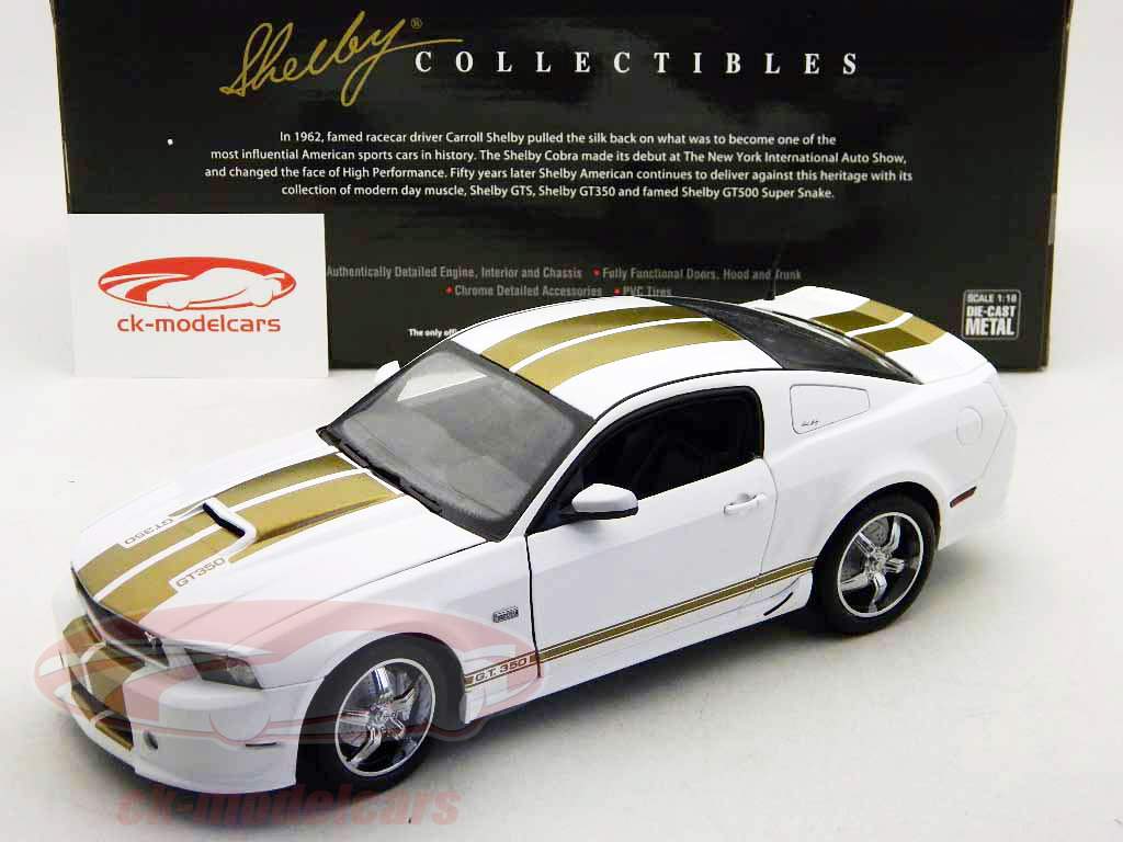 Ford Mustang Shelby GT350 Bj. 2012 wit-goud / wit goud 1:18 ShelbyCo