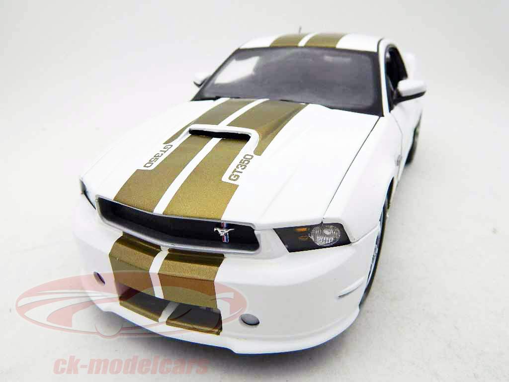Ford Mustang Shelby GT350 Bj. 2012 wit-goud / wit goud 1:18 ShelbyCo