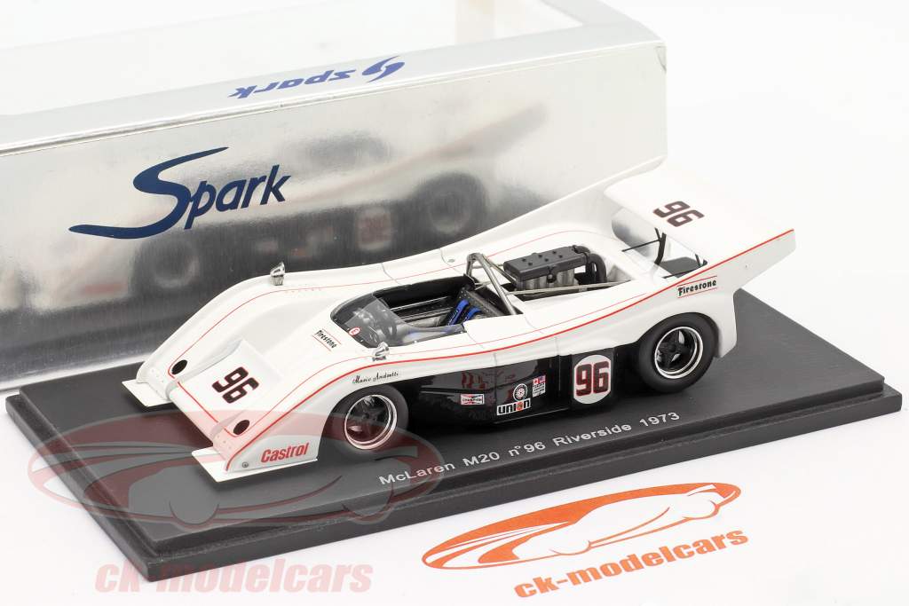 マクラーレンM20＃96リバーサイド1973 M.アンドレッティ1：43スパーク