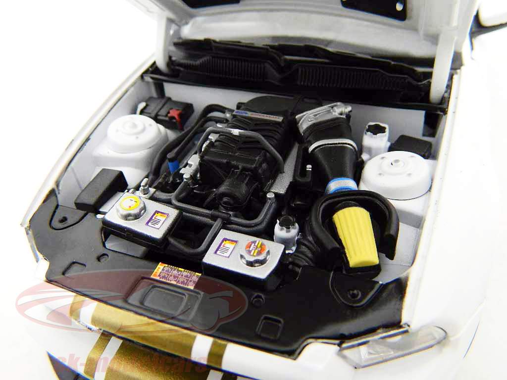 Ford Mustang Shelby GT500 Super Snake Anno 2012 bianco-oro 1:18 ShelbyCo