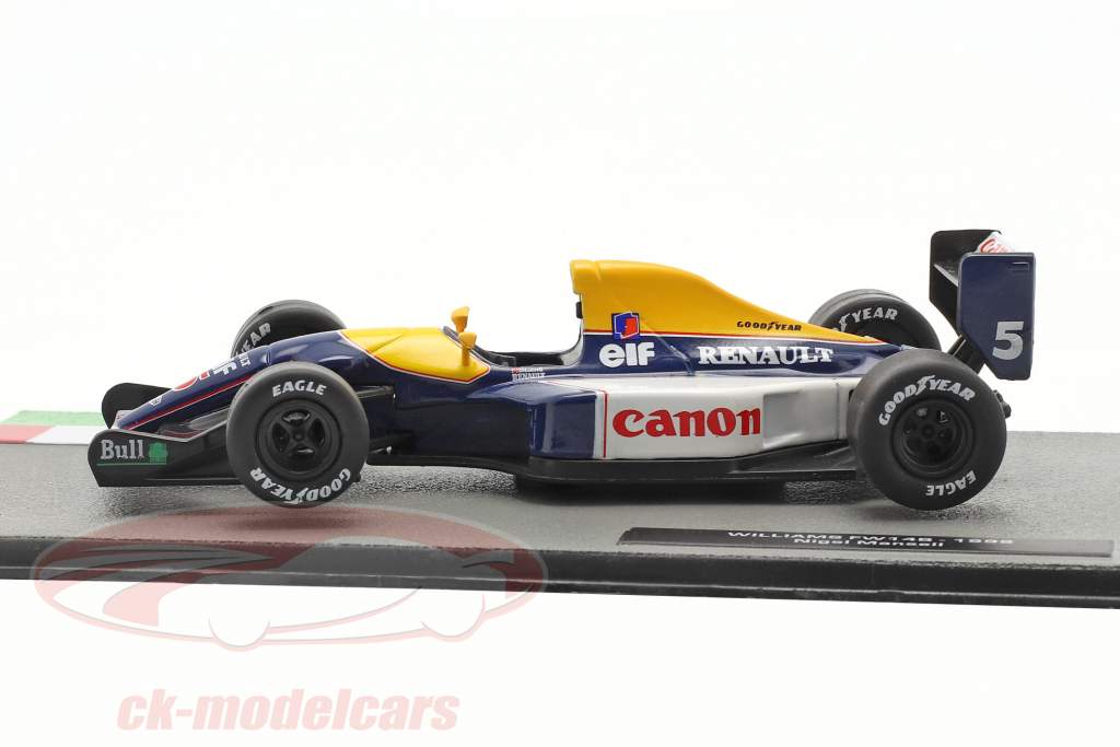 Nigel Mansell Williams FW14B #5 fórmula 1 Campeón mundial 1992 1:43 Altaya