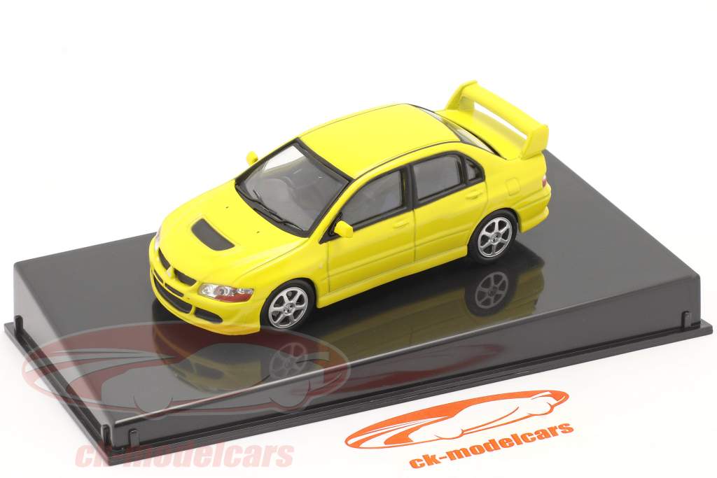 Mitsubishi Lancer Evolution giallo 1:43 Automaxx