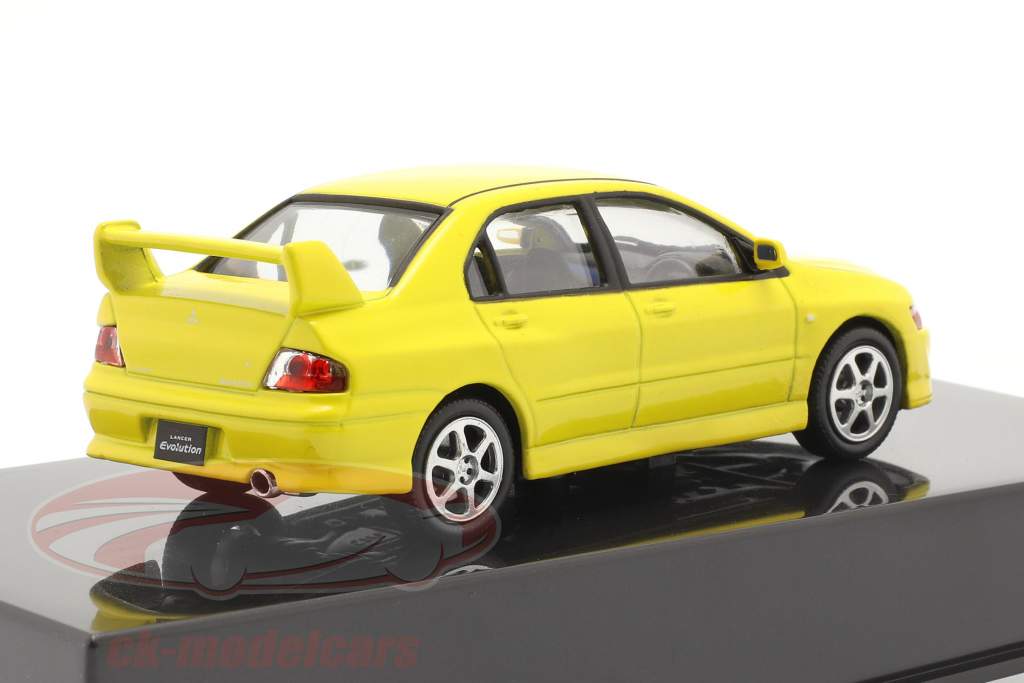 Mitsubishi Lancer Evolution gelb 1:43 Automaxx