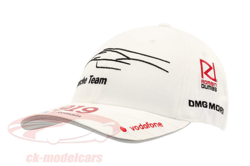 Porsche Team Cap Romain Dumas 919 Hybrid weiß