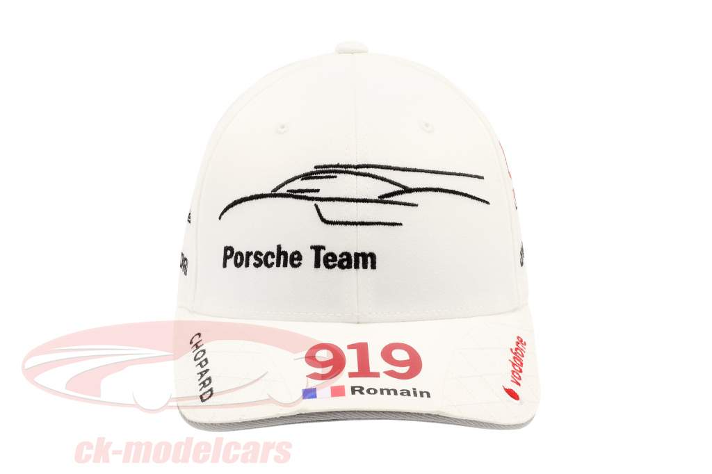 Porsche Team Cap Romain Dumas 919 Hybrid weiß