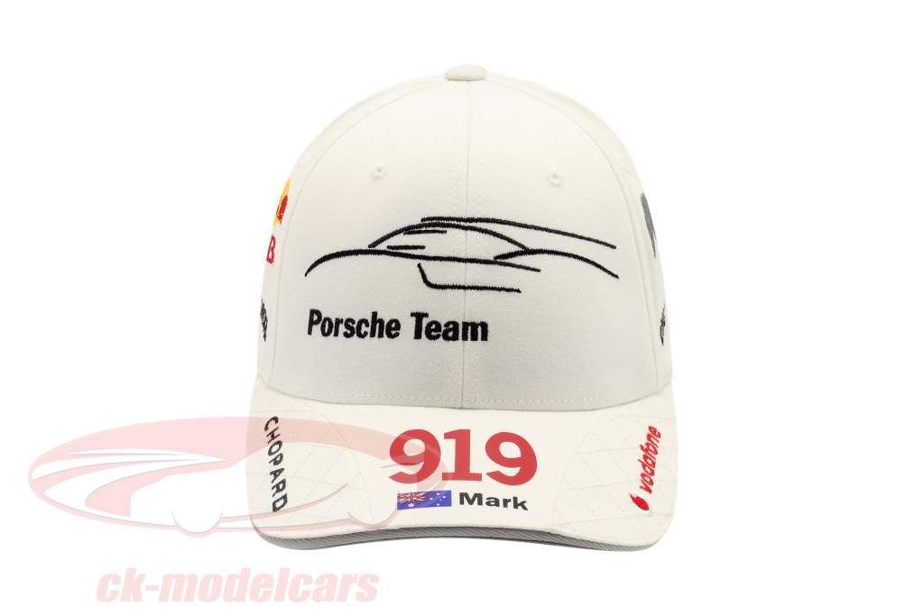 Porsche Team Cap Mark Webber 919 Hybrid blanc