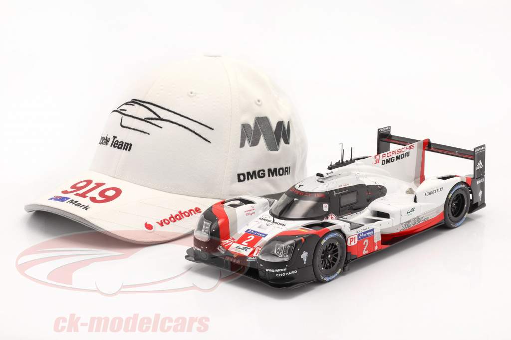 Porsche Team Cap Mark Webber 919 Hybrid hvid